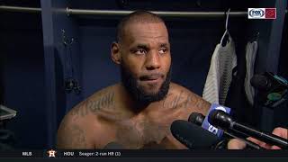 LeBron James understands importance of Cavaliers guarding perimeter, but Nets made tough shots