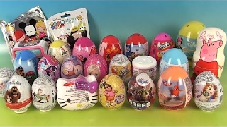 25 oeufs surprises sachets Pat' Patrouille Comme des bêtes Avengers Déballage de Jouets