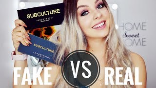 FAKE VS AUTHENTIC SUBCULTURE PALETTE | Anastasia Beverly Hills