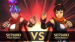 Fantasy Strike early-access: Friendly matches versus Omniraptor (Setsuki versus Setsuki)
