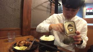 【食いしん坊】【食事動画】トンテキ定食を食べてるところ【飯テロ】【咀嚼音】