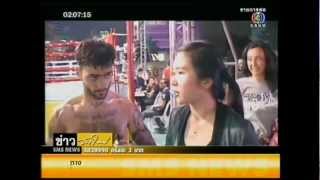 Italian MuayThai Team on THAI TV 3