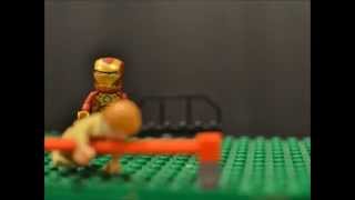 Iron Man 3 stop motion video in Lego!  Battle with Aldrich Killian