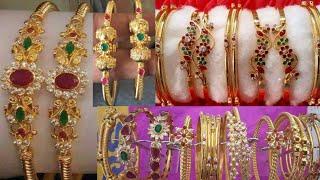 #Lightweightkadabangles
light weight gold kada bangles collection with contact number/14 k ,18kgold