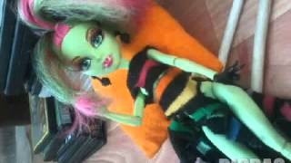 Как сделать трудную прическу кукле. #picpac #monsterhigh