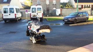 Fauteuil roulant electrique couche sur mesure 1