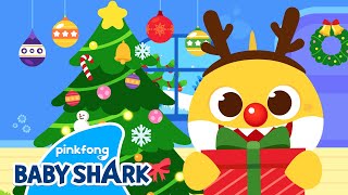 Red-Nosed Baby Shark's Christmas Presents! | +Compilation | Hide and Seek 