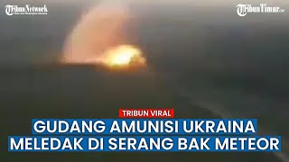 Gudang Amunisi Tentara Ukraina di Avdiivka Dibombardir Serangan Rusia