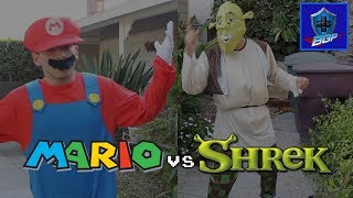 Mario vs. Shrek (Nintendo vs. Dreamworks Parody) (Battle Geek Plus)