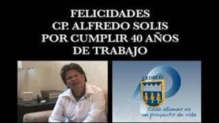 Reconocimiento Alfredo Solis