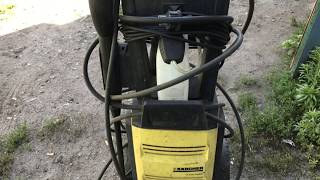 Замена масла в мойке Karcher