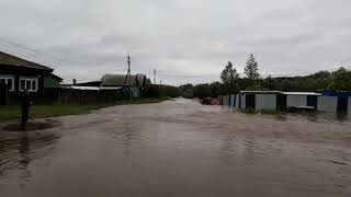 Подтопления в Нижнеудинске. Июнь 2019