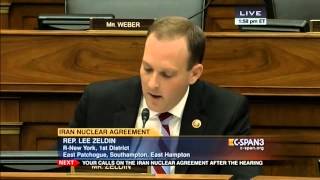 Rep. Zeldin Questions Secretary Kerry on Iran Deal at Foreign Affairs Committee Hearing