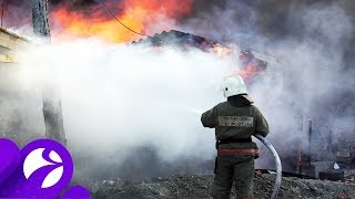 В Лабытнанги горел жилой многоквартирник