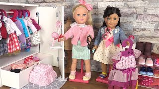 Armoire de Poupée Our Generation Vêtements Poupée American Girl