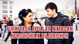 TURKİYADA UZBEK AYOLLARNİNG NOROZİLİGİ!