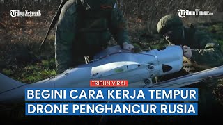 Rekaman Kerja Tempur Drone Kompleks RER “Leer-3” dari Distrik Militer Barat