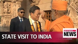 South Korean Pres. Moon kicks off India state visit; economic ties in focus
