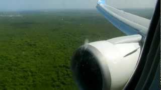 Arkefly 767 landing in Punta Cana