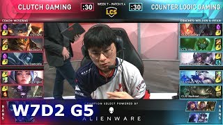 CG vs CLG | S9 LCS Spring 2019 Week 7 Day 2 | Clutch Gaming vs CLG W7D2
