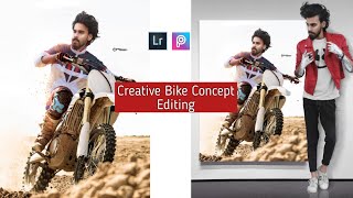 Picsart Creative Bike Concept Photo Editing With Frame Style By PRZ Edits