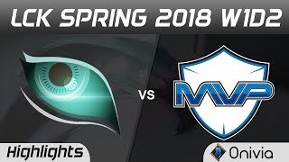 KDM vs MVP Highlights Game 1 LCK Spring 2018 Kongdoo Monster vs MVP by Onivia