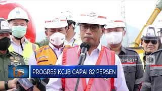 Progres Kereta Cepat Jakarta Bandung Capai 82 %