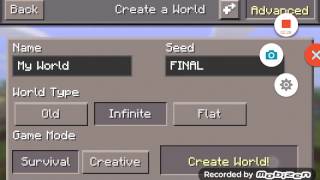 Minecraft Pe village seed in limba romana