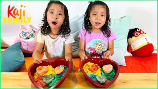 Baking Soda and Vinegar Science Experiment Valentine Day Edition!