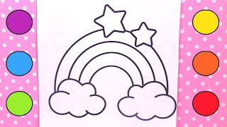 Arc-en-Ciel Coloriage pour Enfants