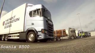 Тест 60 тонного автопоезда Scania R500