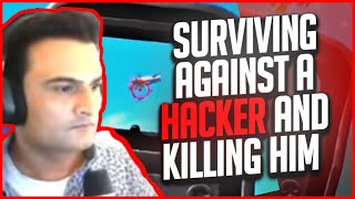 KILLING HACKER AND SURVIVING AIMBOT , ESP , NO RECOIL PUBG MOBILE