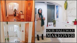 Our Hallway Tour! Before, After and During the Makeover | Amena