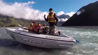 Jet boating Hollyford
