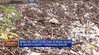 Jakarta Banjir Lagi, 49 RT & 23 Ruas Jalan di Jakarta Tergenang