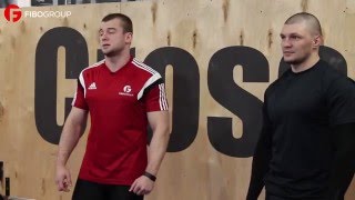 Положение корпуса в становой тяге, в классическом стиле.