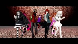 MMD Creepypasta girls v2
