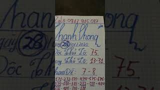 THANH PHONG|| SOI CẦU CHỐT SỐ NGÀY 28/01/2020|| PHÂN TÍCH CHIA SẺ CẦU KÈO XSMB|| THANH PHONG XSMB