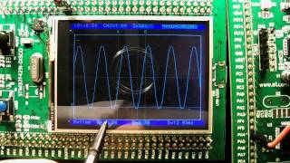 STM32F429I-Disco osilaskop ve STM32F0Discovery DAC Uygulaması