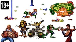 Музыкальная озвучка Battletoads & Double Dragon. Level 3 - Ropes'n'Roper.