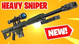 *NEW* HEAVY SNIPER GAMEPLAY in Fortnite Battle Royale LIVE