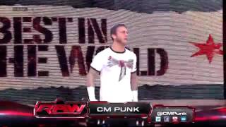 WWE RAW  CM Punk's BEST Entrance 2013 2014 with New T Shirt in HD   10Youtube com