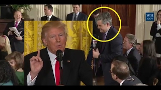 Even Jim Acosta CNN had to laugh @ "very" fake news. President Trump schools CNN with humor & facts