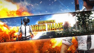 [FREE] PUBG Youtube Banner (Customizable) + How to edit!