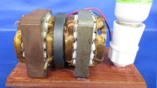 DIY Electric Free energy generator 240 Volts to DC 12V - Science Experiment at School 2018