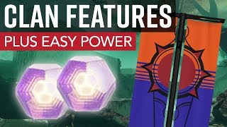 Destiny 2 - Clan Features & Easy Powerful Gear (Endgame Spoilers)