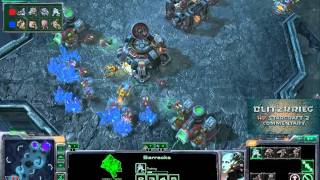 Starcraft 2 1v1 :: Terran vs. Zerg by Blitzkrieg part1/2