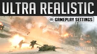 Ultra Realistic - No HUD Battlefield 1 Gameplay | 1080p 60FPS