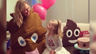 Little girl insists on poop-themed birthday party