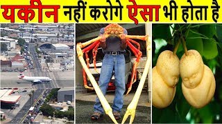 20 ऐसी चीज़ें जो आपको पता ही नहीं था होती भी है 20 Unbelievable things You Didn’t Know Exist